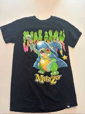 MetaZoo Green Frog Wizard Pet Reptile Graphic Tee